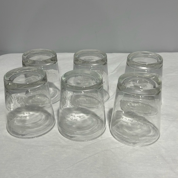 Pan Am Glasses Jet Clipper 1965 Inaugural Flight NY To Port-A-Prince Set Of 6 - Picture 13 of 16